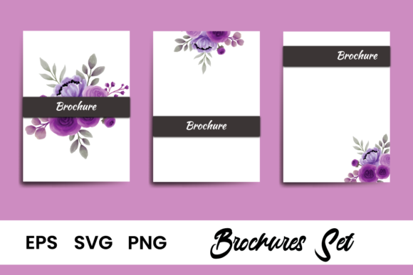 Brochure Flyer Template Beautiful Flower