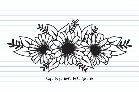 Daisy Flower Svg: Graphics for Print Templates