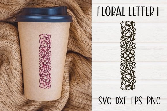 Floral Monogram I: Graphics for Crafts and Creative Design