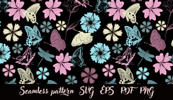 Floral Pattern Night: Graphics and Patterns for Digital Sellers