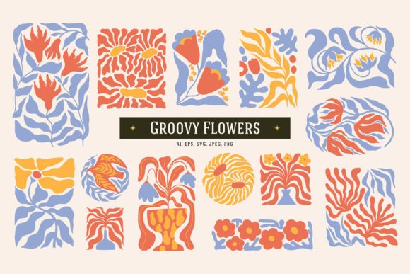 Groovy Flowers: Retro Graphics for Local Branding