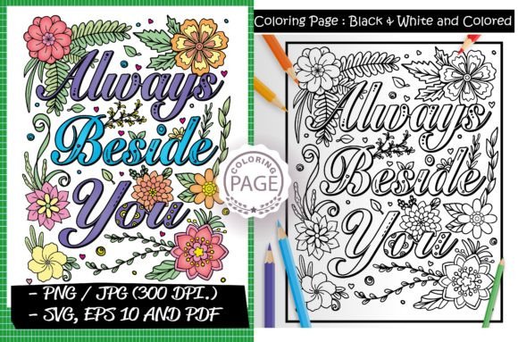 Insight on Inspiration. Coloring Page for Adults.