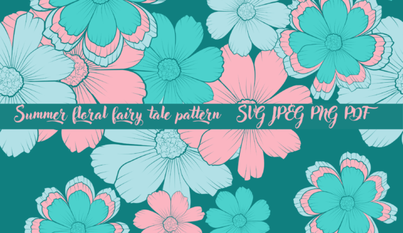 Summer Floral Fairy Tale Pattern