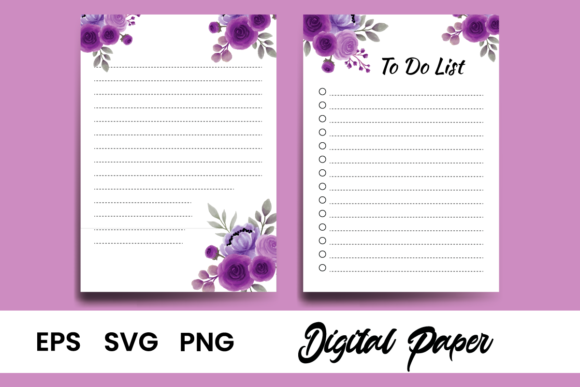 To Do List Template Beautiful Flower